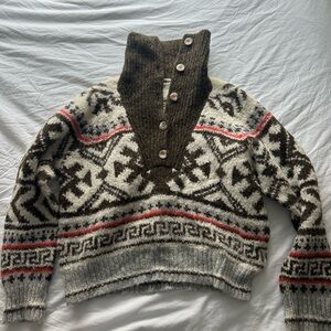 Mother mock neck sweater